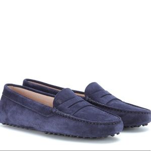 TOD'S Gominni women’s loafers in blue, size 37.5